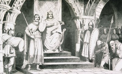 The Crowning of Chilperic II (670-720), från 