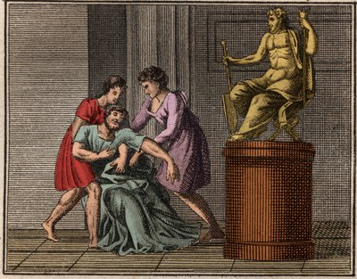 Demosthenes död, 384-322 f.Kr. av French School