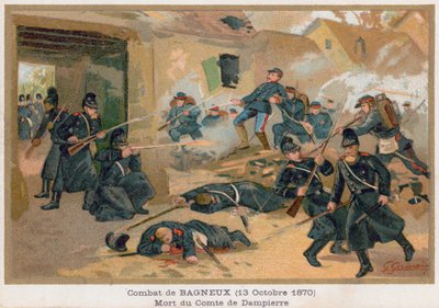 Comte de Dampierres död under striderna i Bagneux av French School