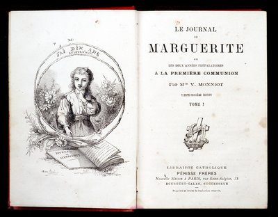 Margaritas dagbok eller de två åren av förberedelser för den första nattvarden av fröken V. Monniot. av French School