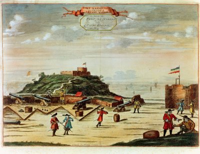 The Fort of Goree (färggravyr) av French School