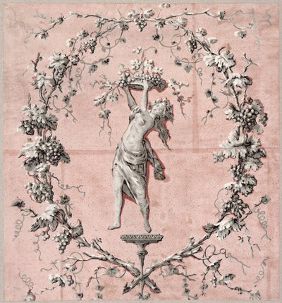 The Four Seasons: Autumn, c.1785 (wallpaper) av French School
