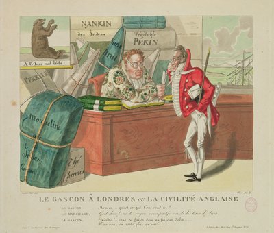 Gascon i London, eller engelsk civilitet, 1806 av French School