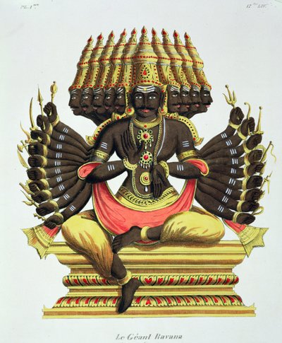 Jätten Ravana av French School