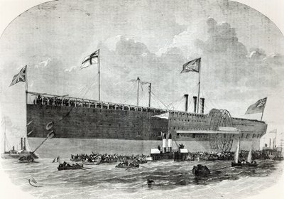 The Great Eastern, illustration från Le Nouvel Illustre, 1867 av French School