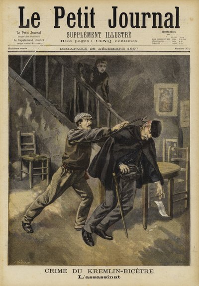 Mordet på Kreml-Bicetre, Paris, 1897 av French School