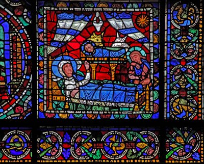 The Life of Christ window: The Nativity (w50) av French School