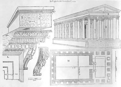 Maison Carree, illustration från Discours historial de l