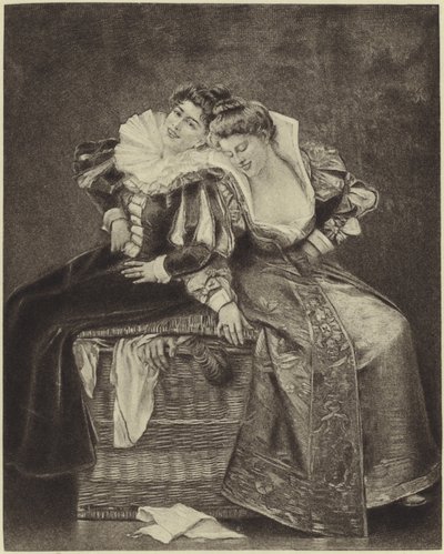 The Merry Wives of Windsor (fotogravyr) av French School