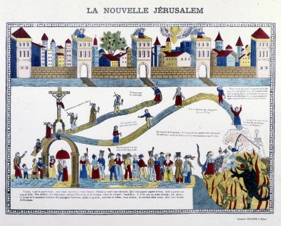 The New Jerusalem: the Last Judgment - bild av Epinal av French School