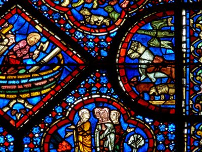 Noahfönstret: ett par nefilimer (w47) av French School