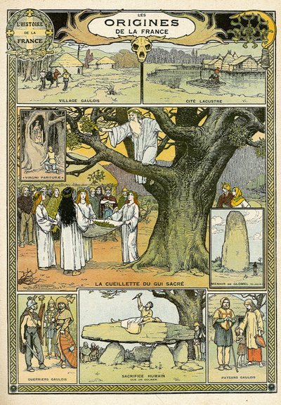 Frankrikes ursprung, från "Histoire de France av French School