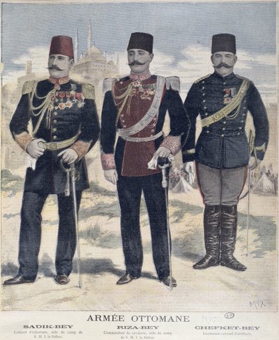 Osmanska armén, 1895 av French School