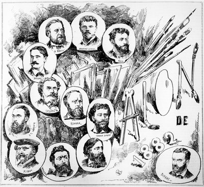 Parissalongen 1882 av French School