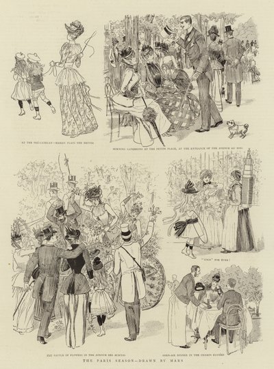 Parissäsongen (litho) av French School