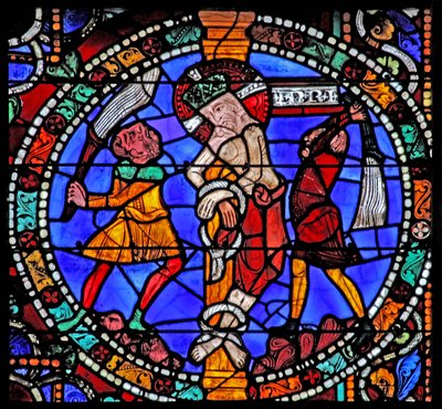 The Passion window: The Flagellation (w51) av French School