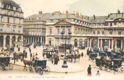 Place du Palais Royal i Paris, 1910 av French School