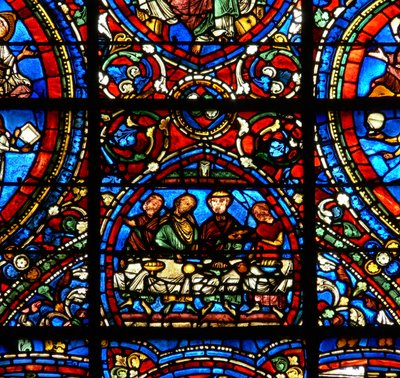 The Prodigal Son window: fest med sönerna (w35) av French School