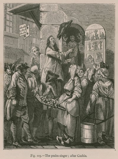 Psalmsångaren; efter Cochin av French School