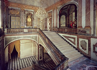 Queens staircase, c.1679 av French School