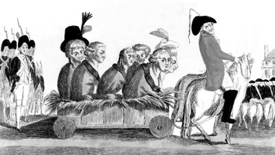 Återkomsten från Varennes, den 21 juni 1791 av French School