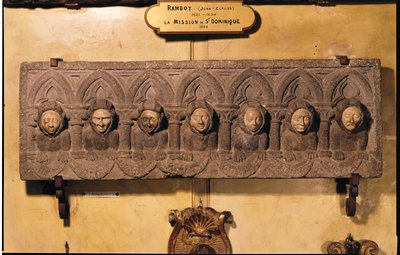 De sju dödssynderna (sten och elfenben) av French School