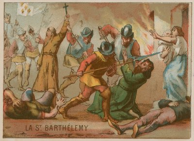 Massakern på St Bartolomeusdagen av French School