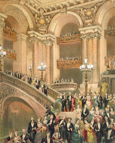 Operans trappa, c.1875 av French School