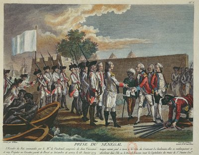 Fransmännens intagande av Senegal 1779 under det amerikanska frihetskriget, 1779 av French School