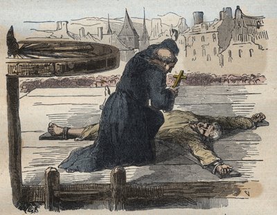 The Torture of Jean Calas, illustration från Famous causes of all people..., av Armand Fouquier, 1858-67 av French School