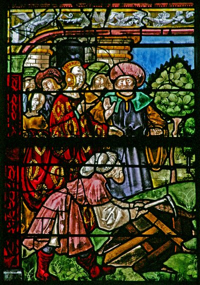 The Triumph of the Cross: St Helen at the Finding of the Cross av French School