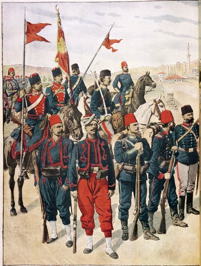 Den turkiska armén under Balkankriget, 1912-13 av French School