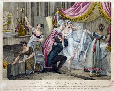 Bröllopsnatten, ca 1820 av French School