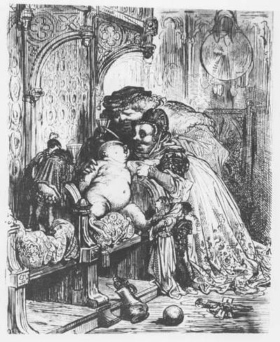 Pantagruels födelse, illustration från 