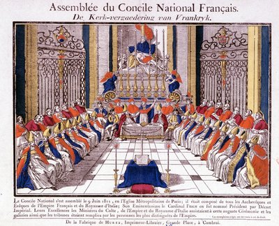 Prästerskapet i Frankrike och Italien träffades i Paris för det franska nationella rådets församling den 9 juni av French School