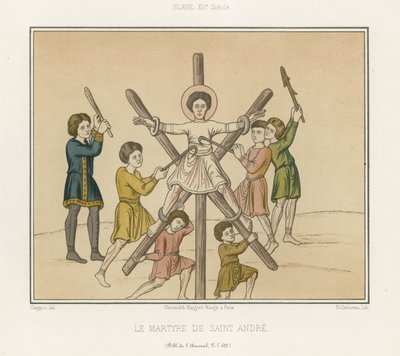 Korsfästelsen av Sankt Andreas av French School