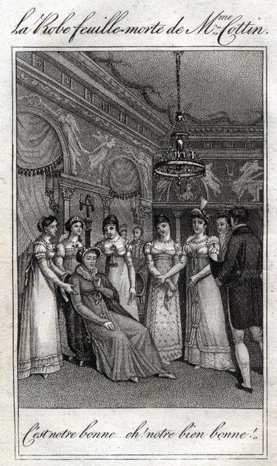 Döda lövklänningen av Madame Cottin (Sophie Cottin Rostand) (1770-1807) fransk författare. av French School