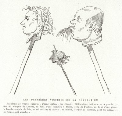 De första offren för den franska revolutionen, juli 1789 av French School