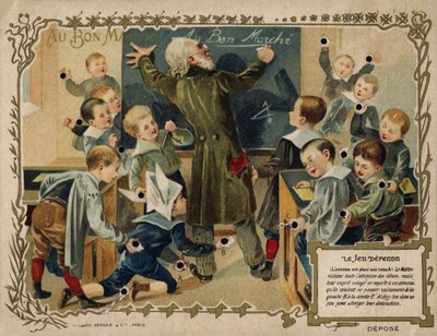 Det förbjudna spelet (chromolitho) av French School