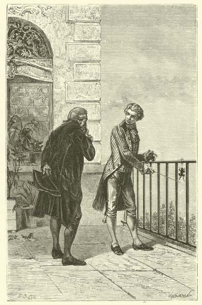 Grodan av Galvani (gravyr) av French School