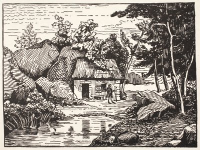 Kojan till J.J. Rousseau av French School