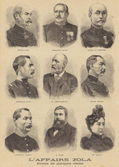 Förtalsrättegången mot Emile Zola av French School