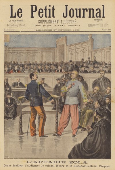 Förtalsrättegången mot Emile Zola av French School