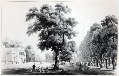 Huvudgatan i Prater, Wien, 1821 av French School