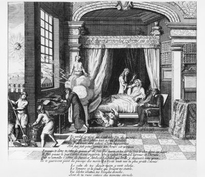 Den så kallade protestantiska reformerade religionen i desperata svårigheter, 1684 av French School