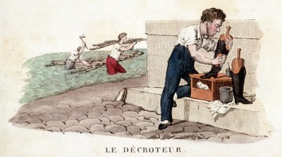 Båset (skoputsning) - gravyr av French School