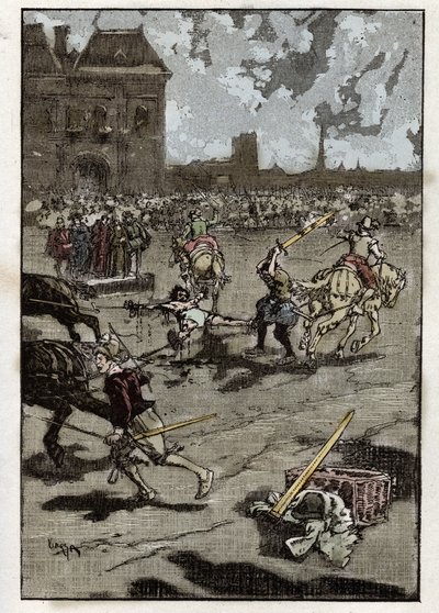 Tortyren av Francois Ravaillac, mördaren av kung Henrik IV: han är inkvarterad i Paris den 27 maj av French School