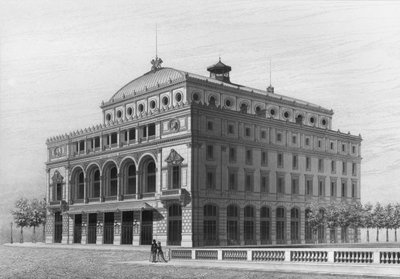 Theatre Lyrique, nu Theatre de la Ville, Place du Chatelet, Paris av French School