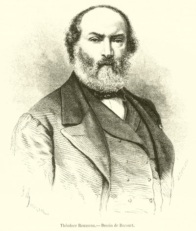 Theodore Rousseau (gravyr) av French School
