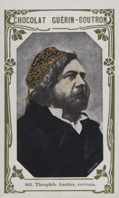 Theophile Gautier, ecrivain (färgat foto) av French School